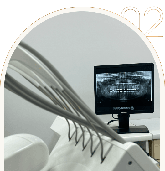 Przygotowanie do zabiegu implantologicznego Wykonane RTG zębów w DentalLove