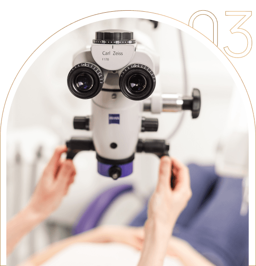 Leczenie kanałowe pod mikroskopem