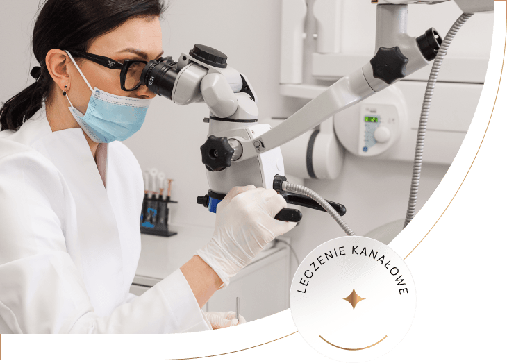 Usługi endodoncji pod mikroskopem